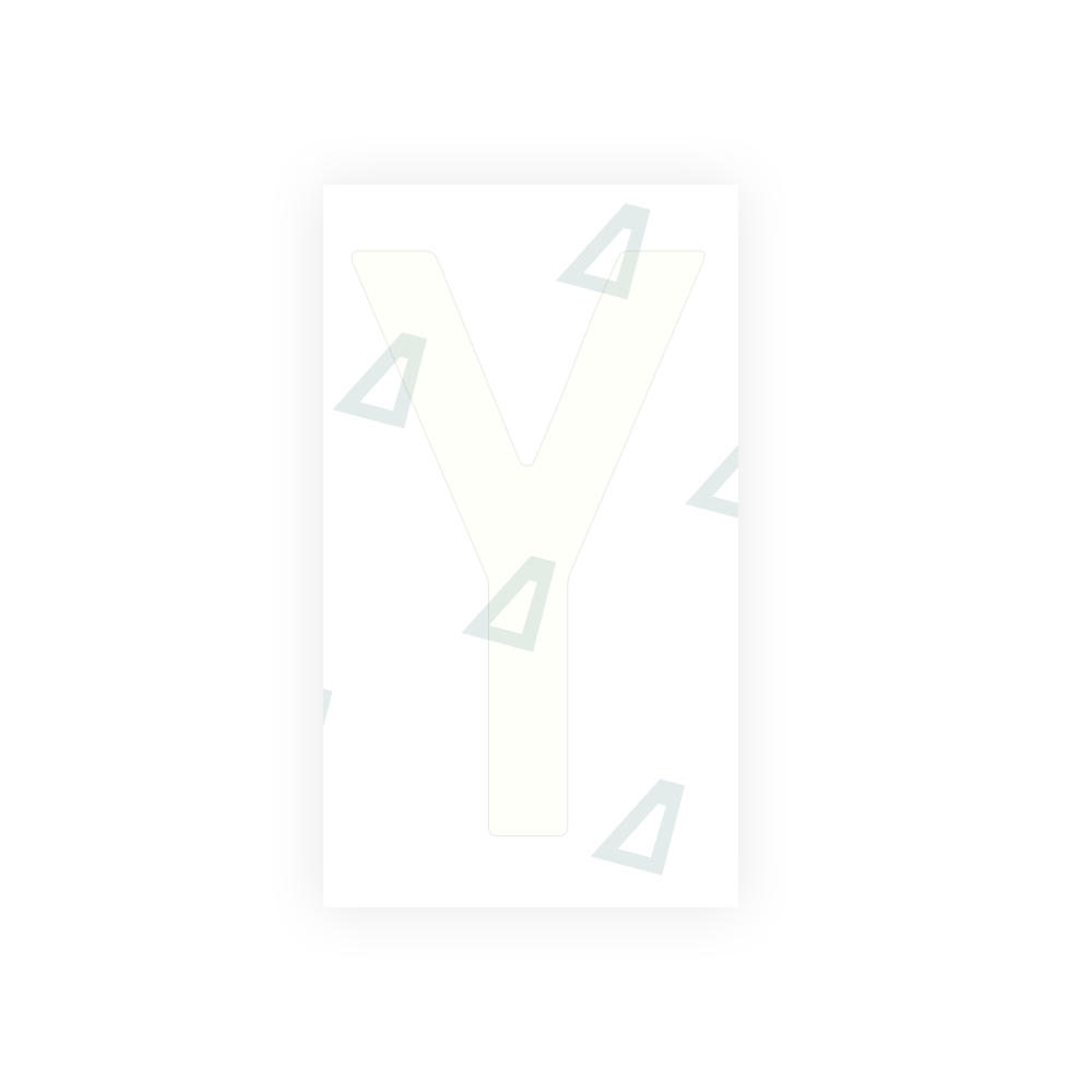 Alite Nanofilm for Spain Flat license plates - Symbol "Y" - Alite