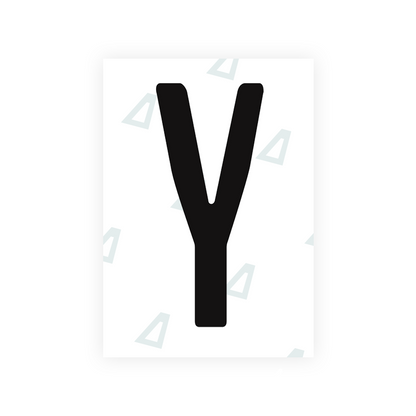 Alite Nanofilm for Guatemala license plates - Symbol "Y" - Alite