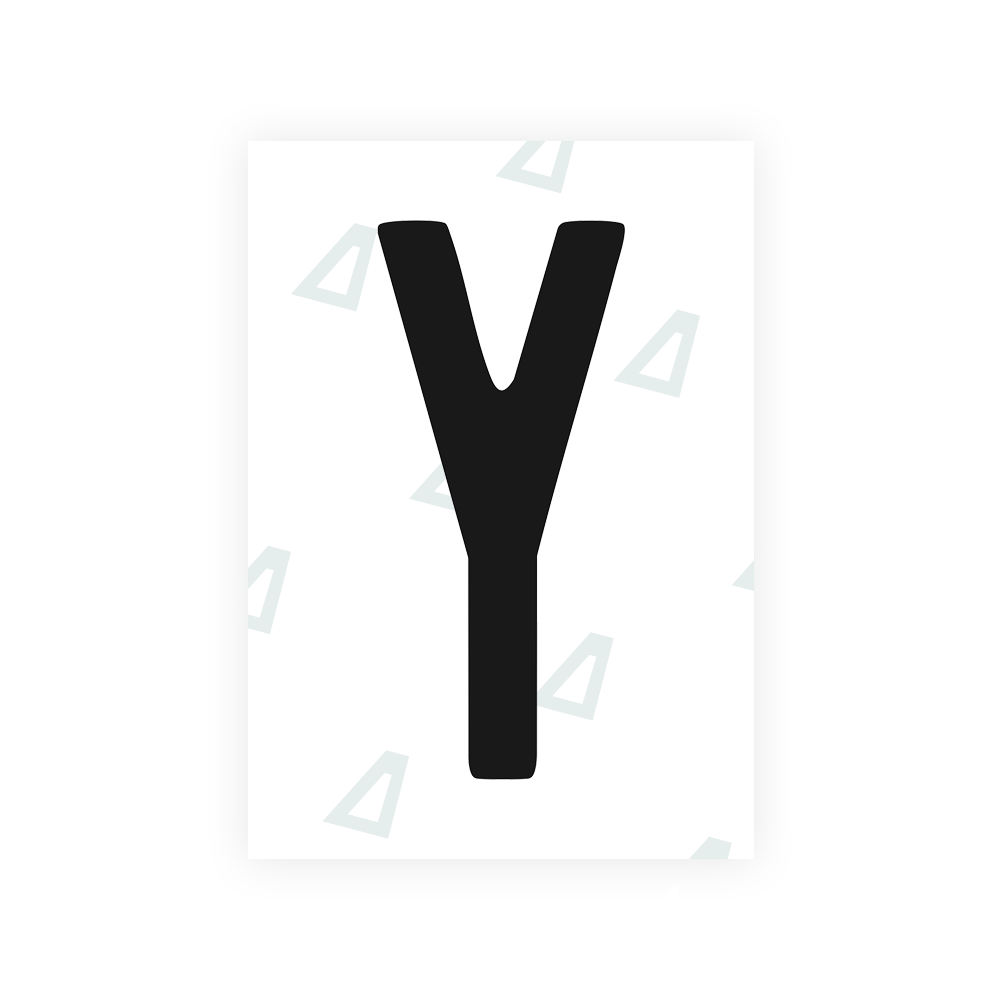 Alite Nanofilm for US (Connecticut 2013) license plates - Symbol "Y" - Alite