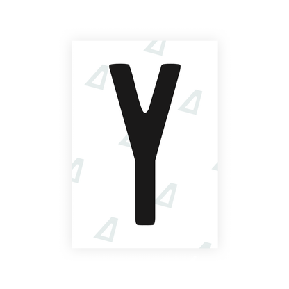 Alite Nanofilm for US (Connecticut 2013) license plates - Symbol "Y" - Alite