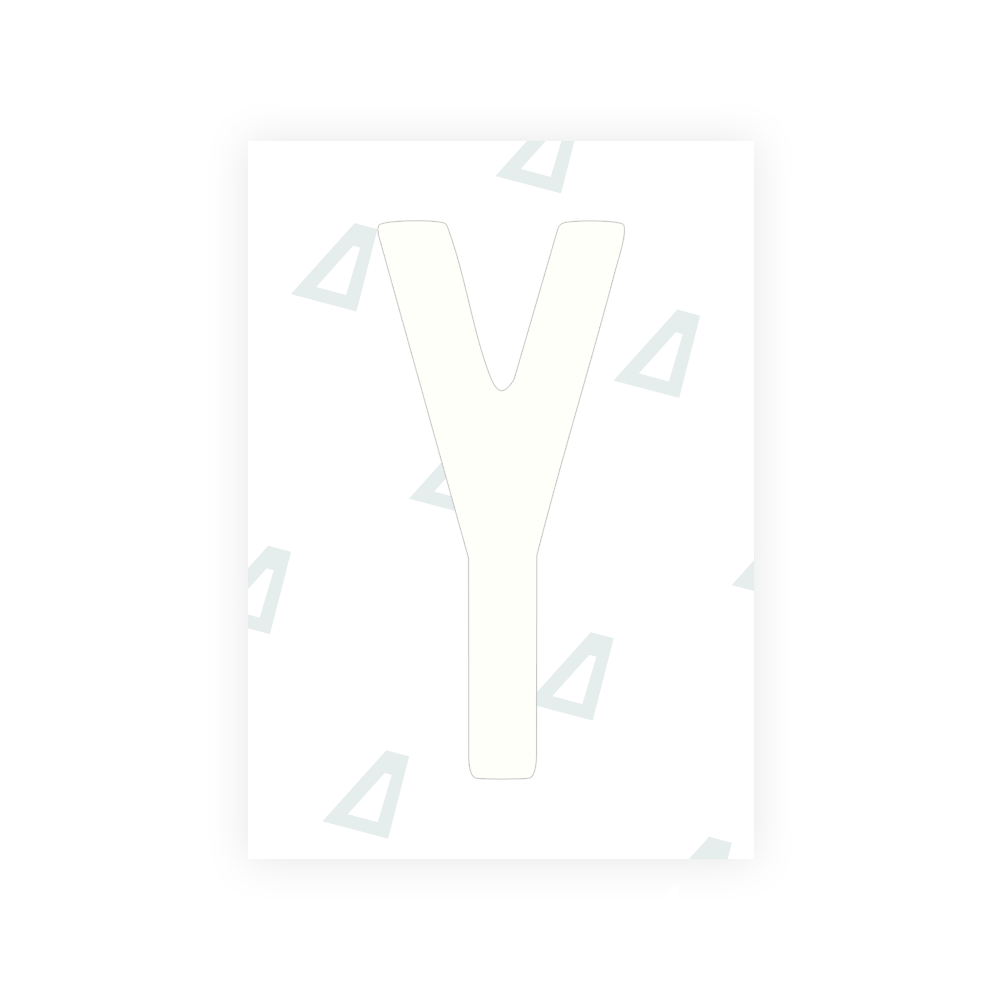 Alite Nanofilm for US (Connecticut 2013) license plates - Symbol "Y" - Alite