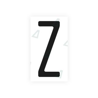 Alite Nanofilm for US (Washington State) license plates - Symbol "Z" - Alite