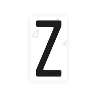 Alite Nanofilm for US (Quebec) license plates - Symbol "Z" - Alite