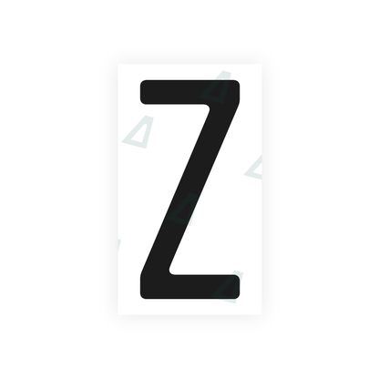 Alite Nanofilm for US (Quebec) license plates - Symbol "Z" - Alite