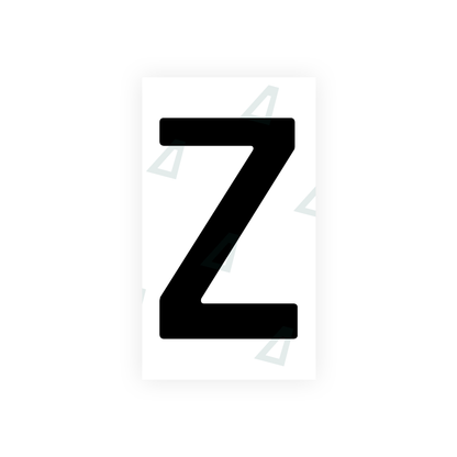 Alite Nanofilm for Uzbekistan number plates - Symbol "Z" - Alite