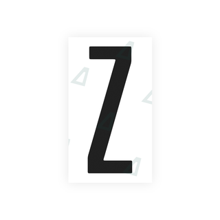 Alite Nanofilm for US (Ohio 2021) license plates - Symbol "Z" - Alite