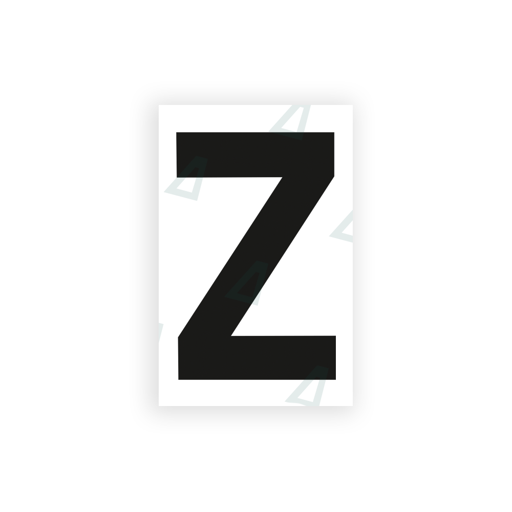 Alite Nanofilm for United Kingdom license plates - Symbol "Z" - Alite