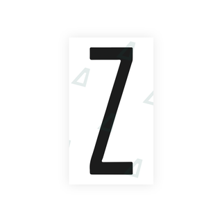 Alite Nanofilm for US (New York 1986) license plates - Symbol "Z" - Alite