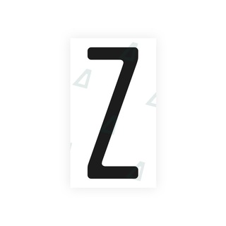 Alite Nanofilm for US (Michigan) license plates - Symbol "Z" - Alite