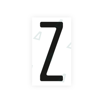 Alite Nanofilm for US (Ohio 2013) license plates - Symbol "Z" - Alite