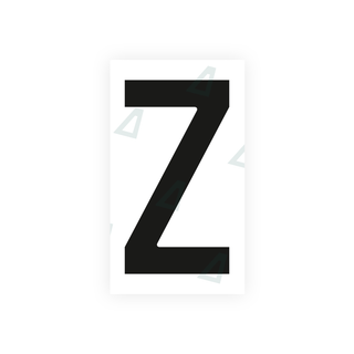 Alite Nanofilm for Czech Republic license plates - Symbol "Z" - Alite