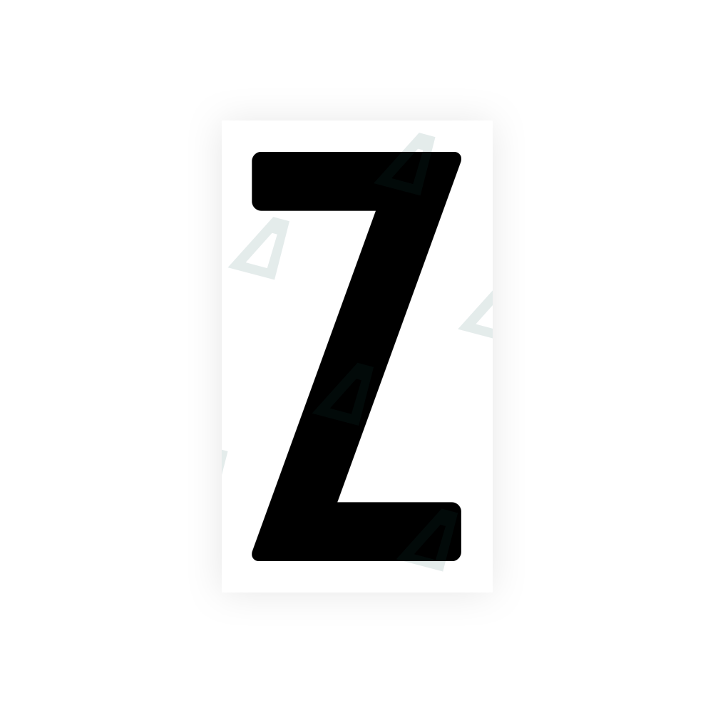 Alite Nanofilm for India license plates - Symbol "Z" - Alite