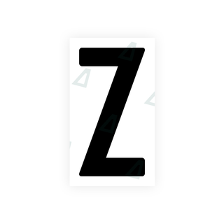 Alite Nanofilm for India license plates - Symbol "Z" - Alite