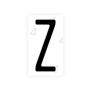 Alite Nanofilm for US (Illinois 2006 - Round) license plates - Symbol "Z" - Alite