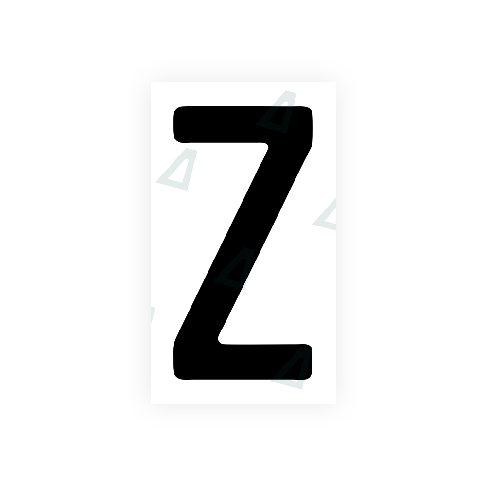 Alite Nanofilm for front Switzerland license plates - Symbol "Z" - Alite