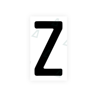 Alite Nanofilm for front Switzerland license plates - Symbol "Z" - Alite