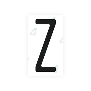 Alite Nanofilm for CA (Ontario) license plates - Symbol "Z" - Alite