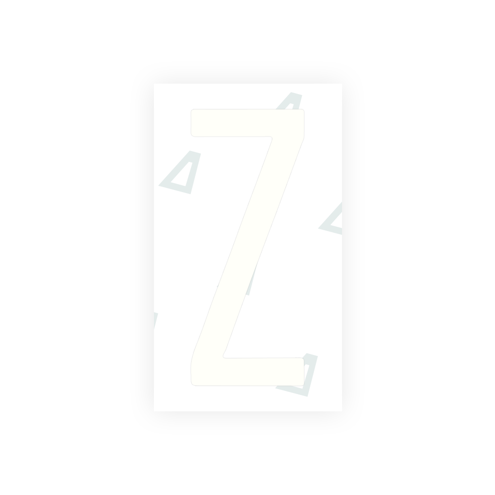 Alite Nanofilm for Mexico license plates - Symbol "Z" - Alite