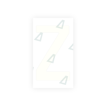 Alite Nanofilm for Uruguay license plates - Symbol "Z" - Alite