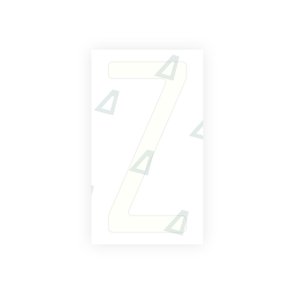 Alite Nanofilm for US (Massachusetts) license plates - Symbol "Z" - Alite