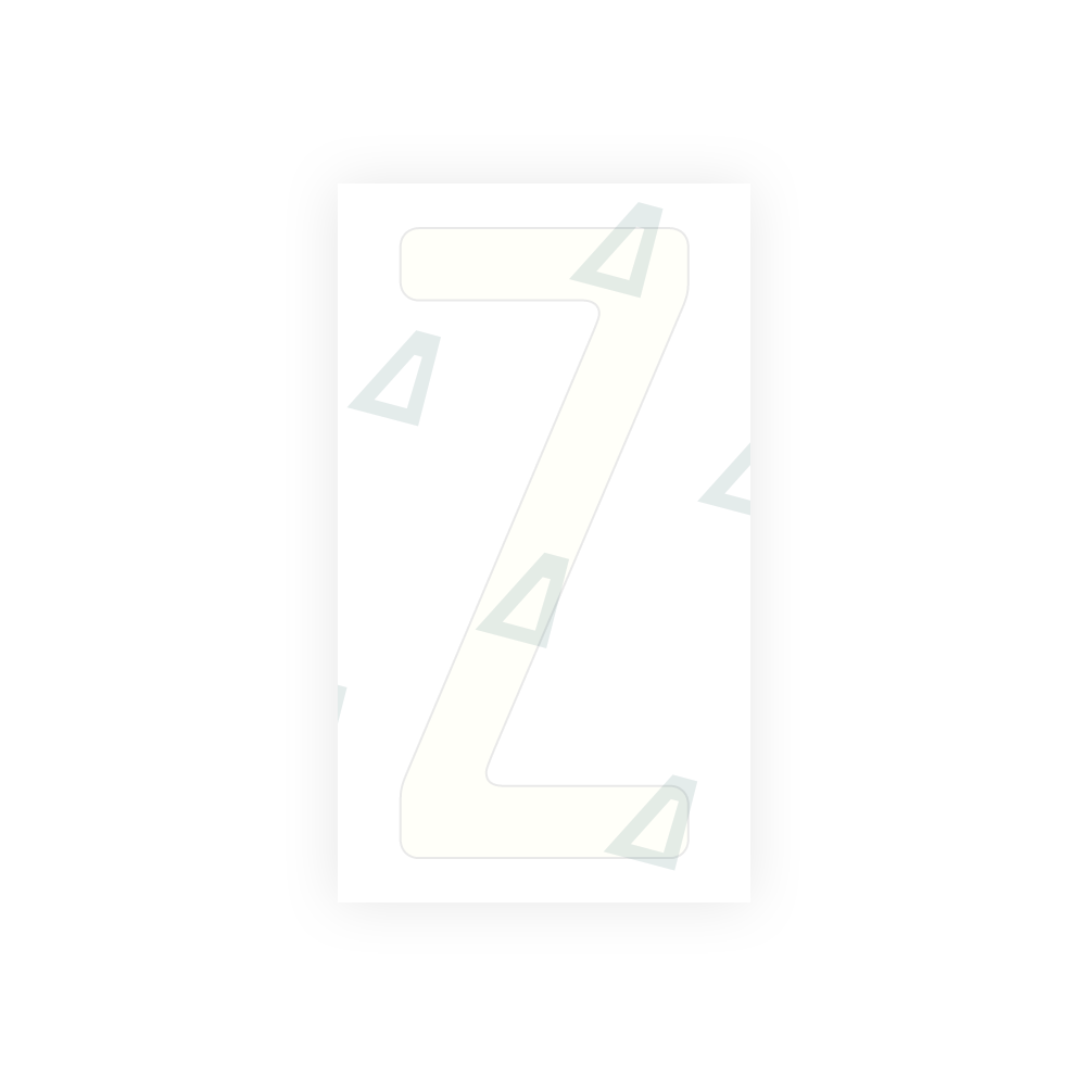 Alite Nanofilm for US (Quebec) license plates - Symbol "Z" - Alite