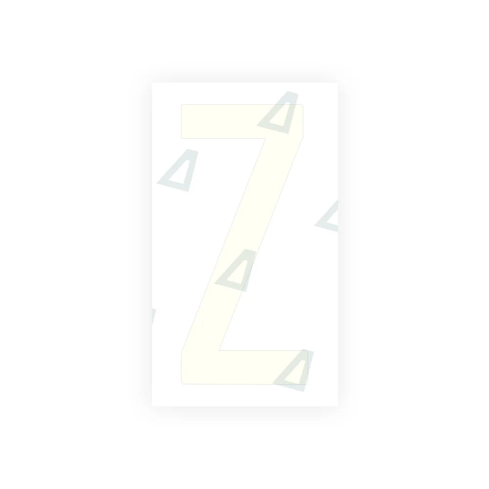 Alite Nanofilm for US (Oklahoma) Moto license plates - Symbol "Z" - Alite