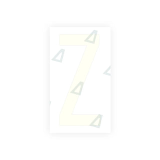 Alite Nanofilm for US (Oklahoma) Moto license plates - Symbol "Z" - Alite
