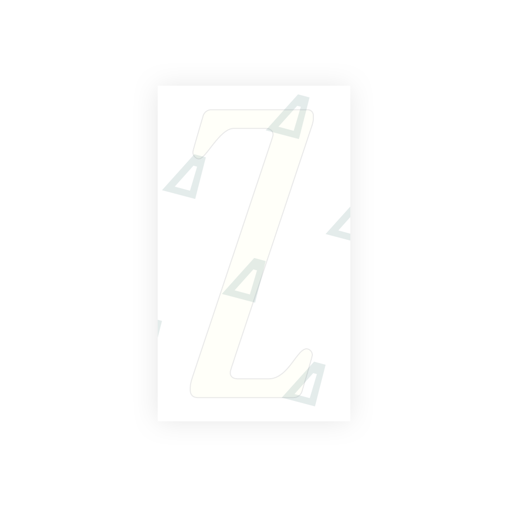 Alite Nanofilm for US (Virginia) license plates - Symbol "Z" - Alite