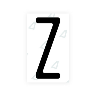 Alite Nanofilm for US (New Jersey - Embossed) license plates - Symbol "Z" - Alite