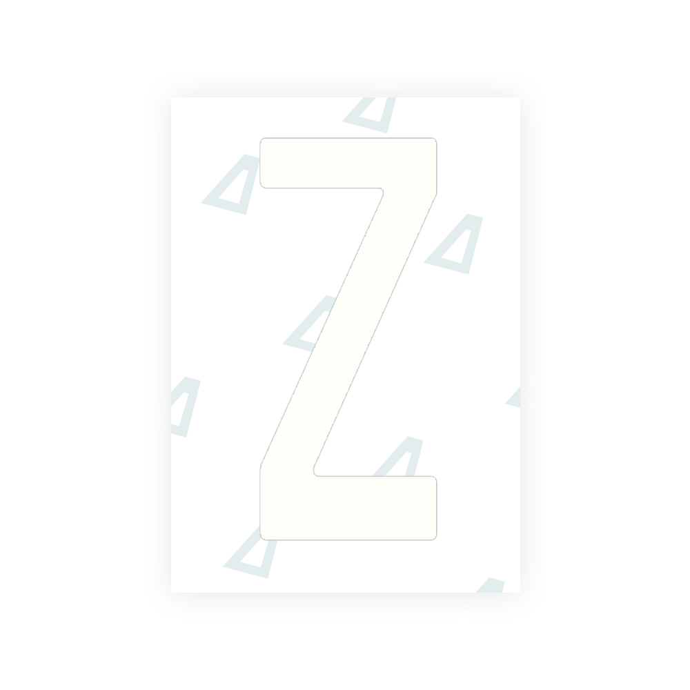 Alite Nanofilm for Guatemala license plates - Symbol "Z" - Alite