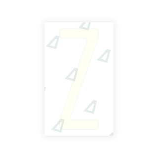 Alite Nanofilm for US (New Jersey - Embossed) license plates - Symbol "Z" - Alite