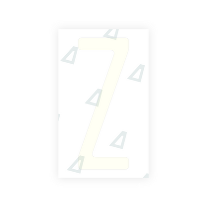 Alite Nanofilm for US (New Jersey - Embossed) license plates - Symbol "Z" - Alite