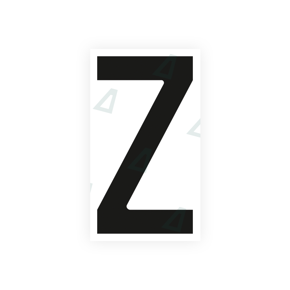 Alite Nanofilm for France license plates - Symbol "Z" - Alite