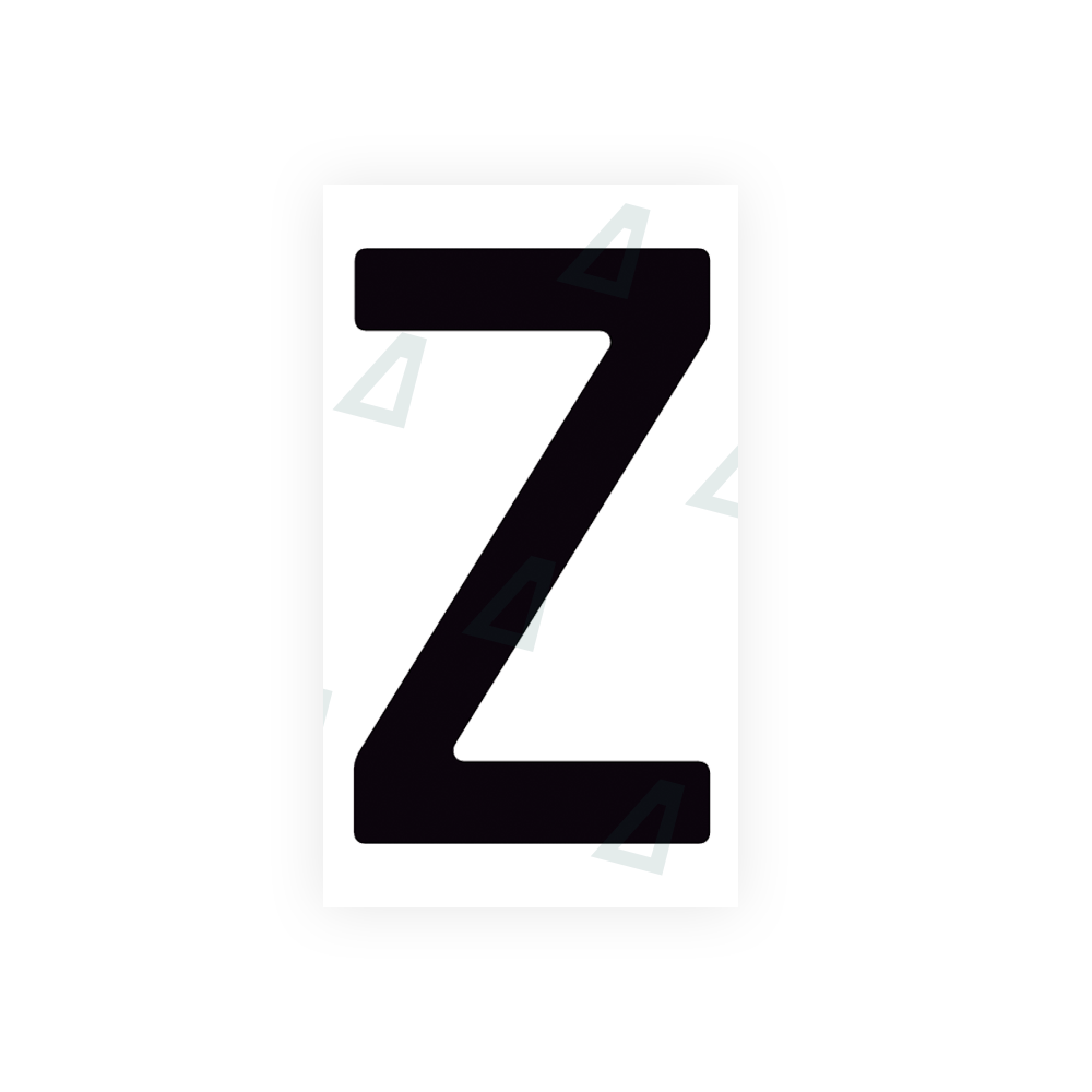 Alite Nanofilm for Spain Flat license plates - Symbol "Z" - Alite