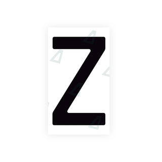 Alite Nanofilm for Spain Flat license plates - Symbol "Z" - Alite