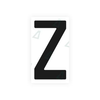 Alite Nanofilm for Germany (standard) license plates - Symbol "Z" - Alite