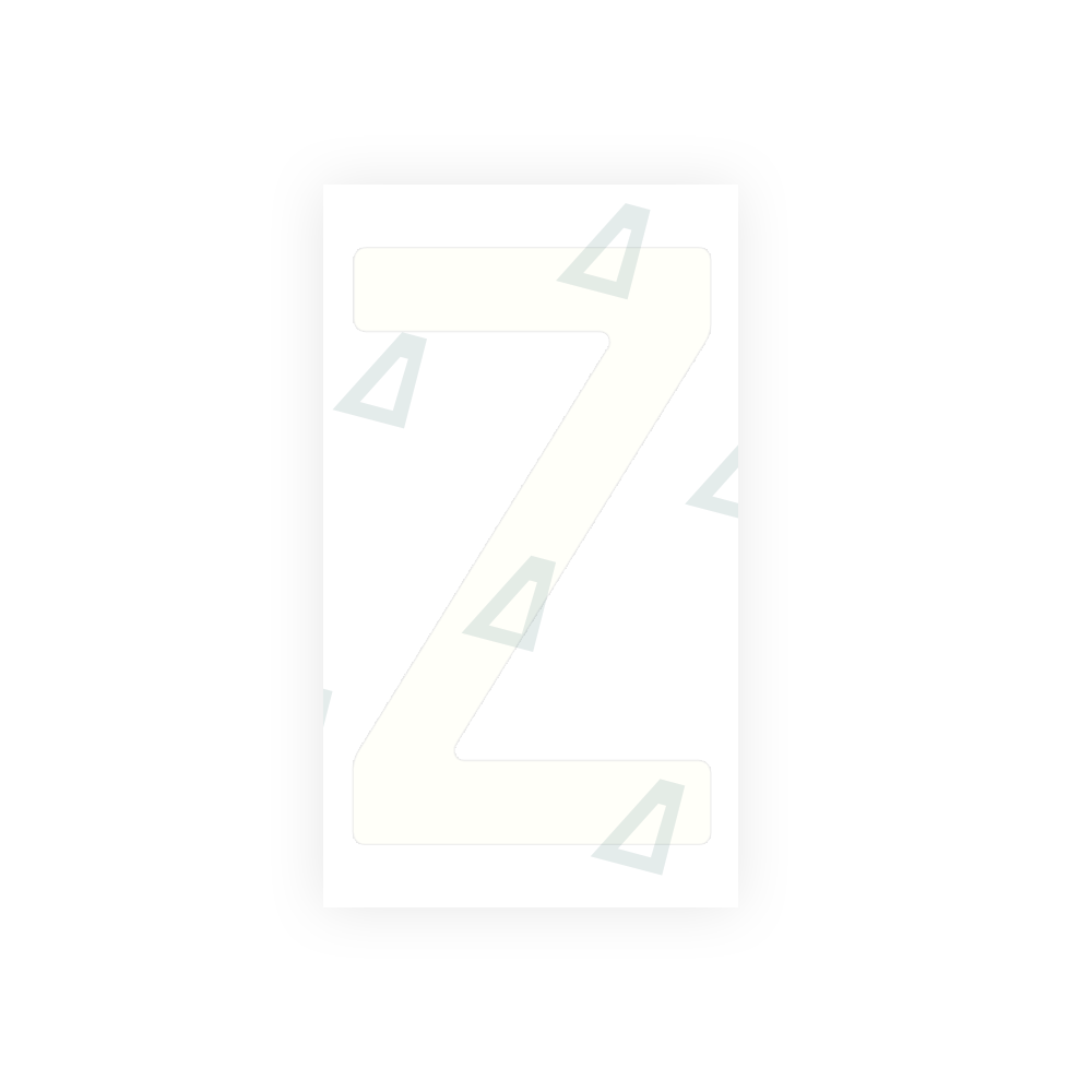 Alite Nanofilm for Spain Flat license plates - Symbol "Z" - Alite