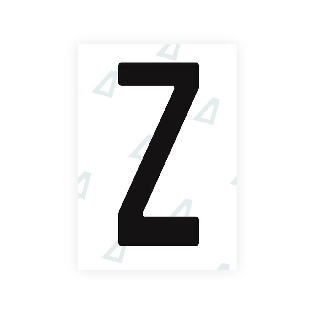 Alite Nanofilm for Guatemala license plates - Symbol "Z" - Alite