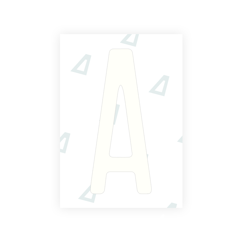 Alite Nanofilm for US (Florida 2019) license plates - Symbol "A" - Alite