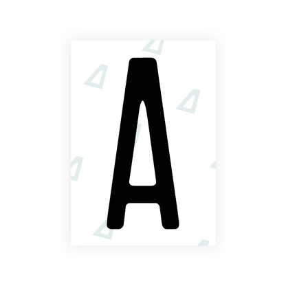 Alite Nanofilm for US (Florida 2019) license plates - Symbol "A" - Alite