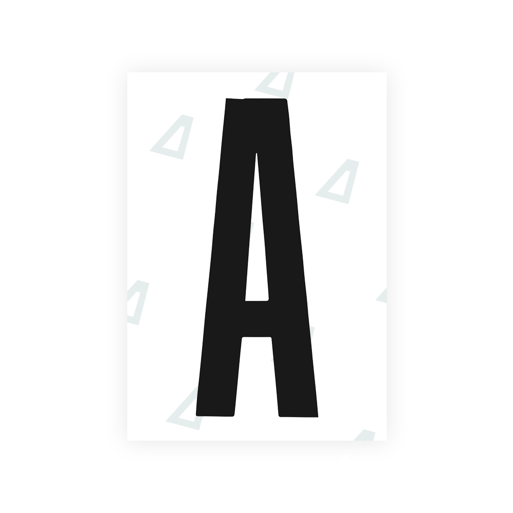Alite Nanofilm for US (Texas) license plates - Symbol "A" - Alite