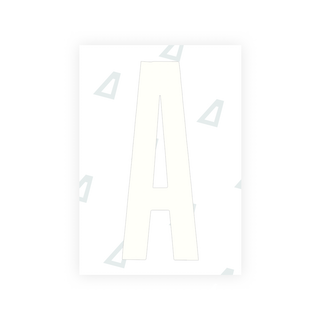 Alite Nanofilm for US (Texas) license plates - Symbol "A" - Alite
