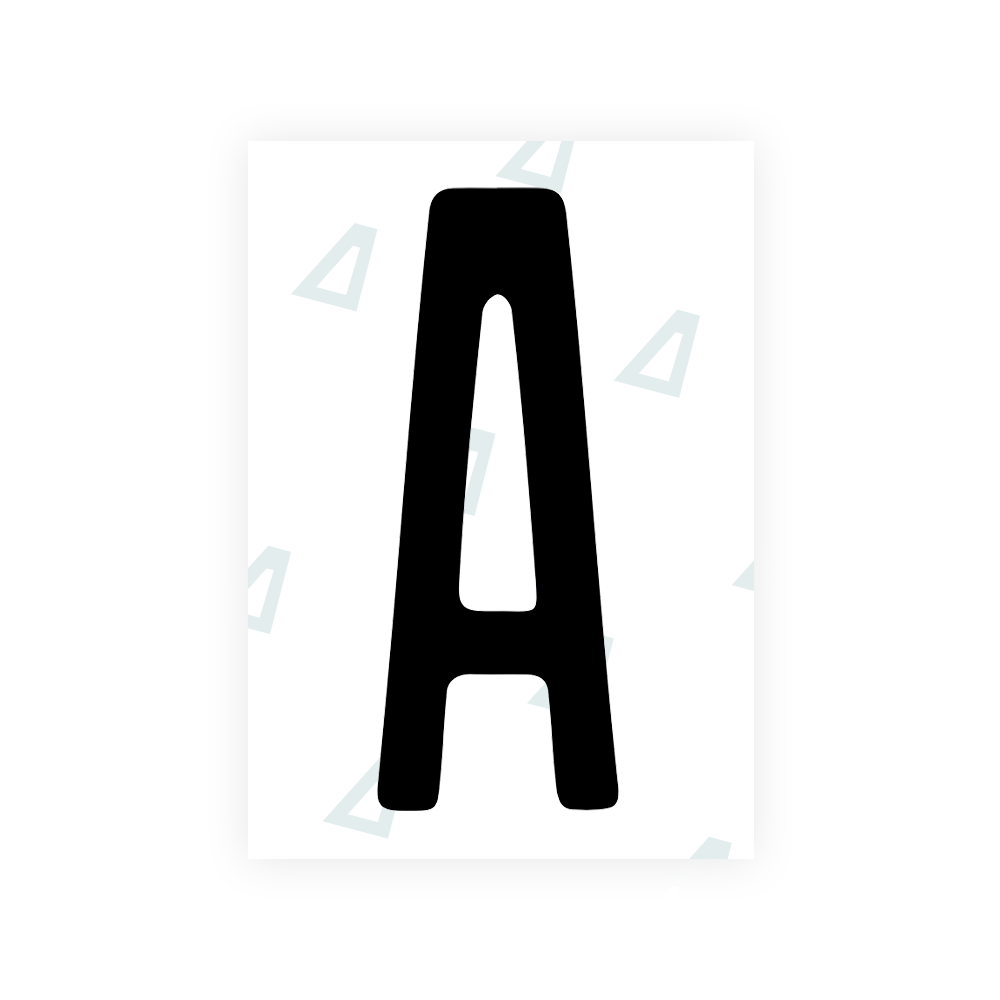 Alite Nanofilm for US (Illinois 2006 - Round) license plates - Symbol "A" - Alite