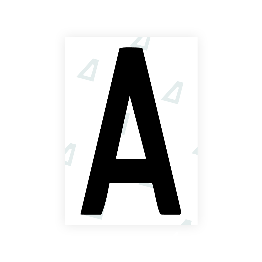 Alite Nanofilm for Poland license plates - Symbol "A" - Alite