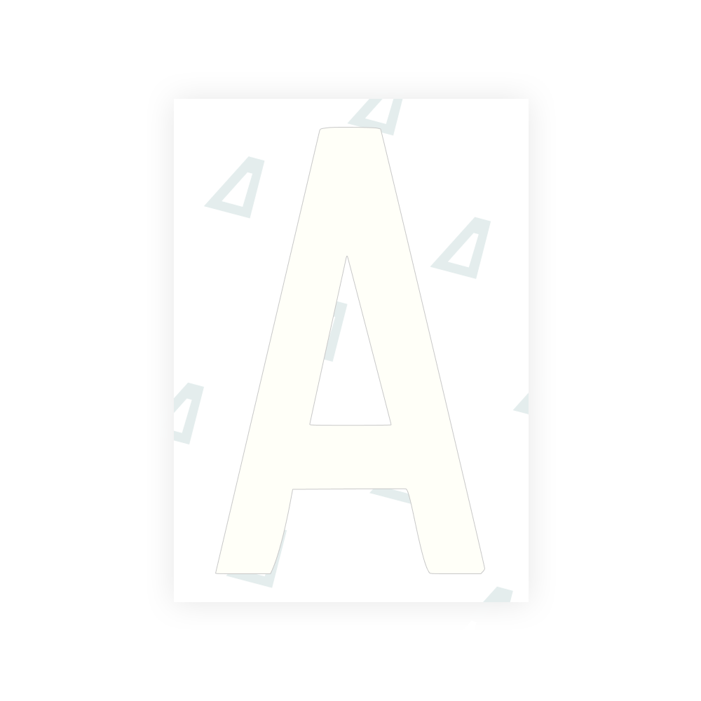 Alite Nanofilm for Poland license plates - Symbol "A" - Alite
