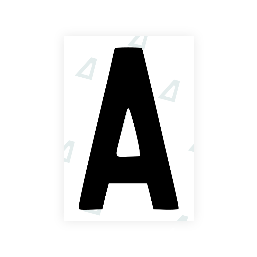 Alite Nanofilm for AUS (Queensland) license plates - Symbol "A" - Alite