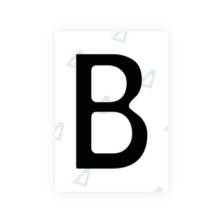 Alite Nanofilm for Chile 2014 license plates - Symbol "B" - Alite