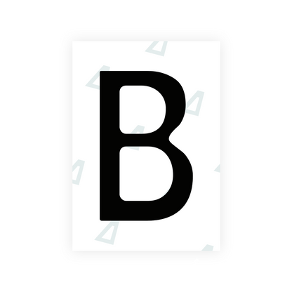 Alite Nanofilm for Chile 2014 license plates - Symbol "B" - Alite
