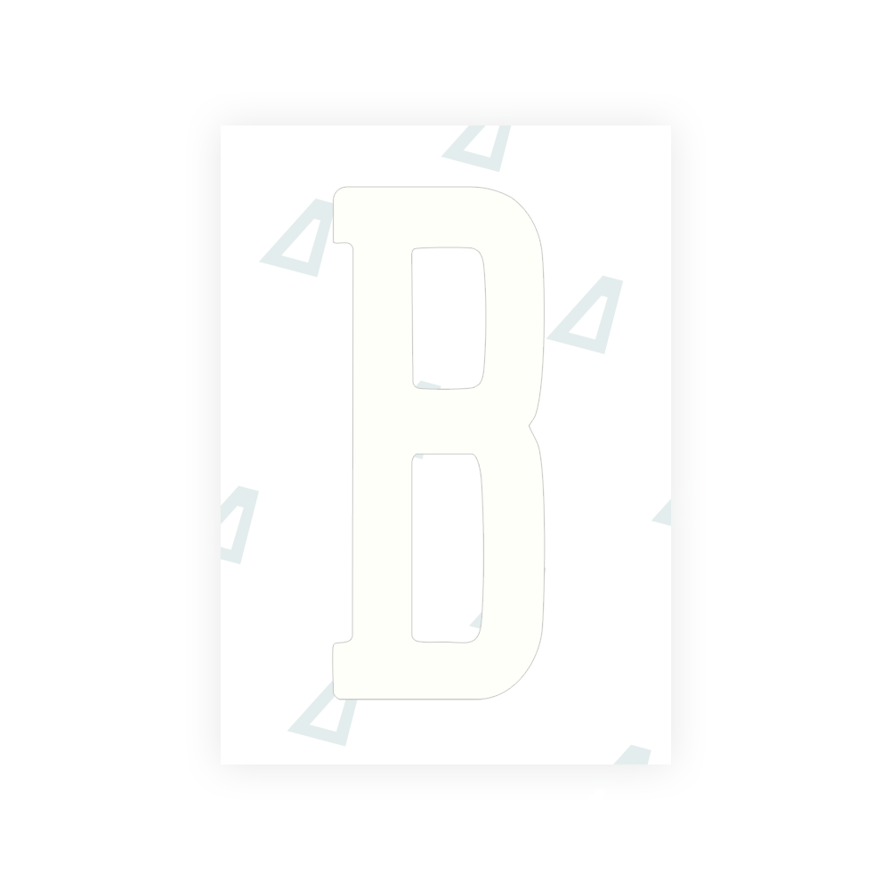 Alite Nanofilm for US (Arizona 2008) license plates - Symbol "B" - Alite