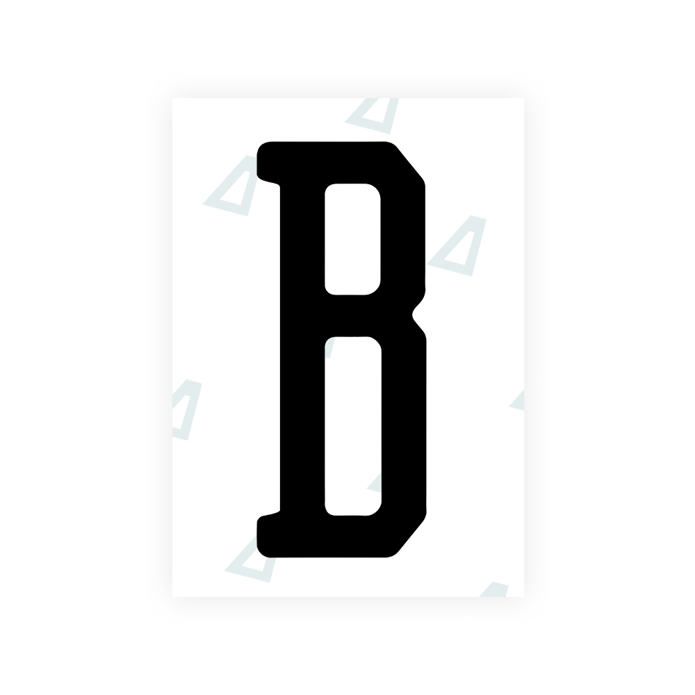 Alite Nanofilm for US (Florida 2019) license plates - Symbol "B" - Alite